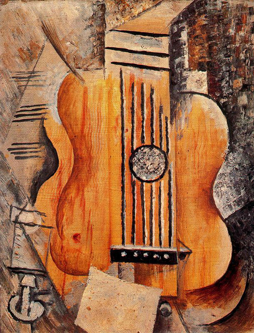 Picasso Guitar. I love Eva 1912